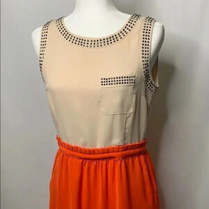 C. Luce Studded Pocket Dress Size Medium